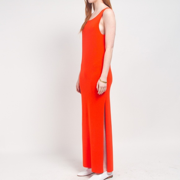 Peri Desai Noa Tank Dress - Persimmon - Picture 5 of 6
